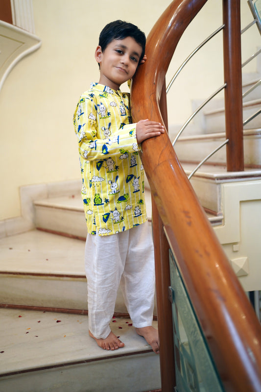 kharghosh Kachua Kurta Pajama sets for boys