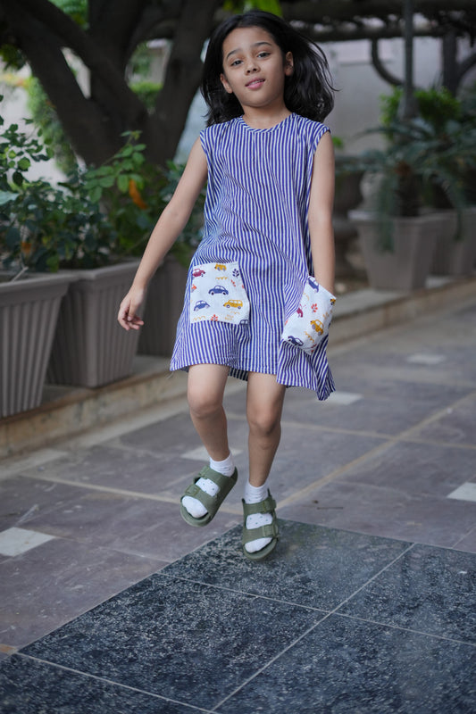 Little Roadtrip Stripe Frock