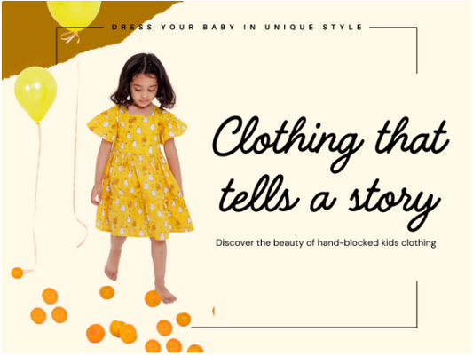 Dress Your Baby in Unique Style: Discover the Beauty of Hand-blocked Clothing