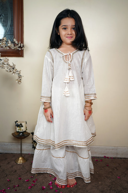 Chandini Kurta Sharara Set for Girls