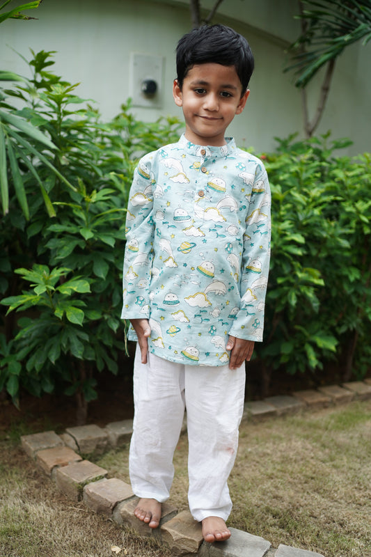 Chote Kwab Ethnic Kurta Pjama set for boys
