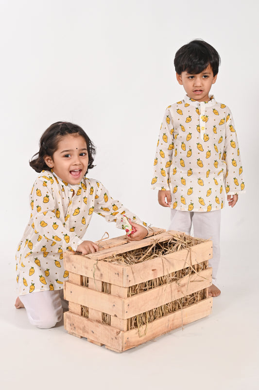 Mango Print- Unisex Kurta