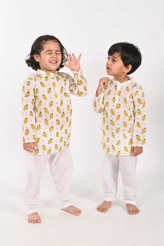 Mango Print- Unisex Kurta