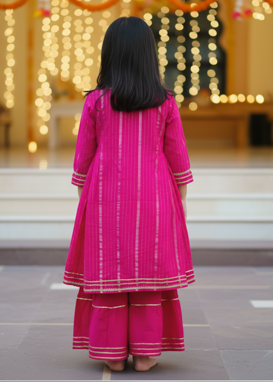 Gulabo Kurta Sharara Set for Girls